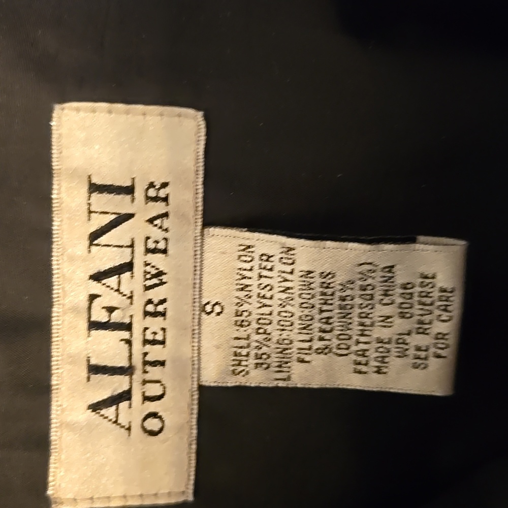 Alfani Womens black Puffer Jacket